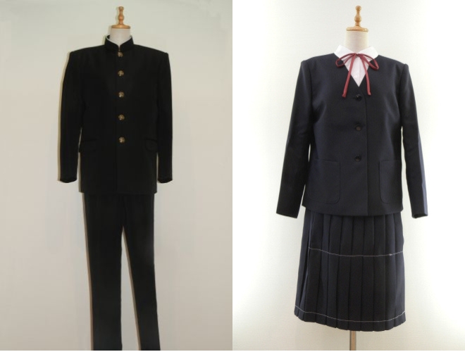 前橋市立第一中学校の制服:前橋市六供町のおなやでのお取扱あります。