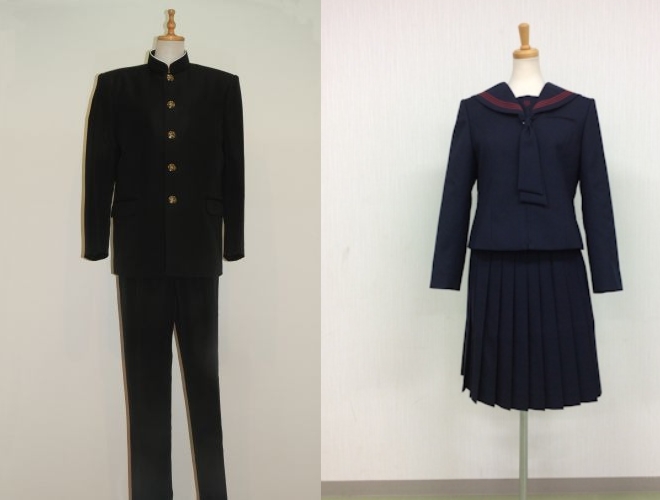 前橋市立第三中学校の制服:前橋市六供町のおなやでのお取扱あります。