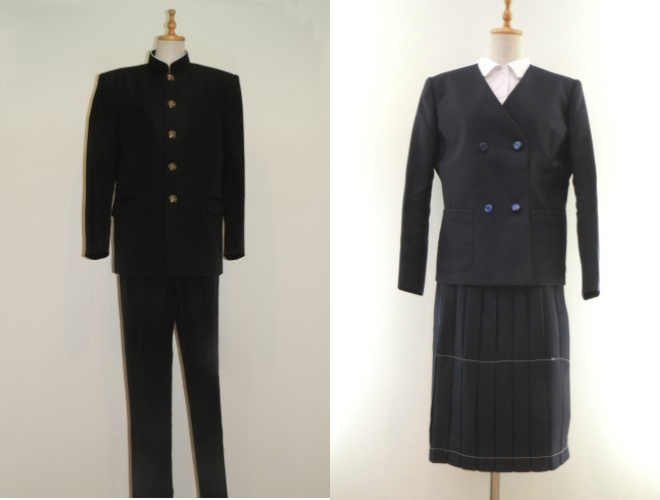 前橋市立第五中学校の制服:前橋市六供町のおなやでのお取扱あります。