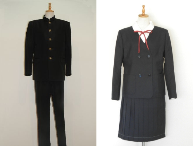 前橋市立第六中学校の制服:前橋市六供町のおなやでのお取扱あります。