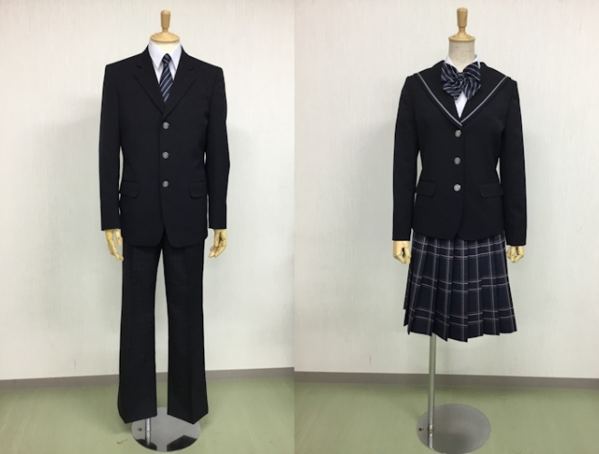 前橋市立明桜中学校の制服:前橋市六供町のおなやでのお取扱あります。