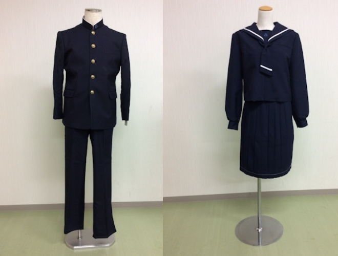 前橋市立鎌倉中学校の制服:前橋市六供町のおなやでのお取扱あります。